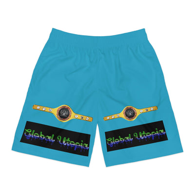 Sky Blue: Jogger Shorts (AOP)