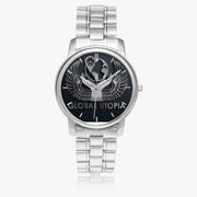 154. GLOBAL UTOPIA SLEEK: Folding Clasp Type Stainless Steel Quartz Watch (With Indicators)