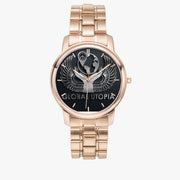 154. GLOBAL UTOPIA SLEEK: Folding Clasp Type Stainless Steel Quartz Watch (With Indicators)