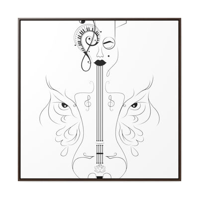 Viola: Gallery Canvas Wraps, Square Frame