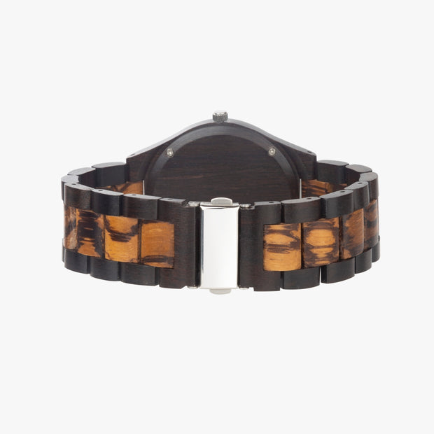 GLOBAL UTOPIA SOUL GRAIN EDT: 207. Indian Ebony Wooden Watch