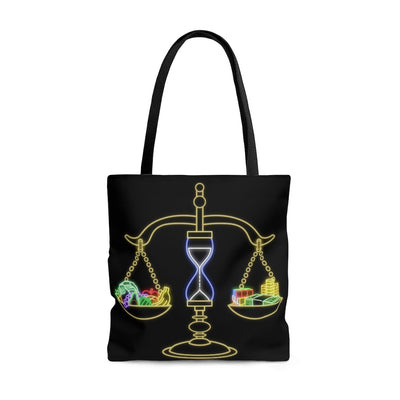 Scales of Fortune: AOP Tote Bag