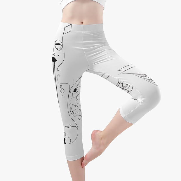 197. VIOLIN: Short Type Yoga Pants