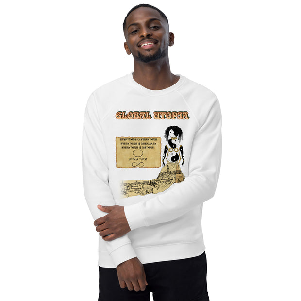 MISEDUCATION OF EVERYTHING: Premium organic raglan sweatshirt